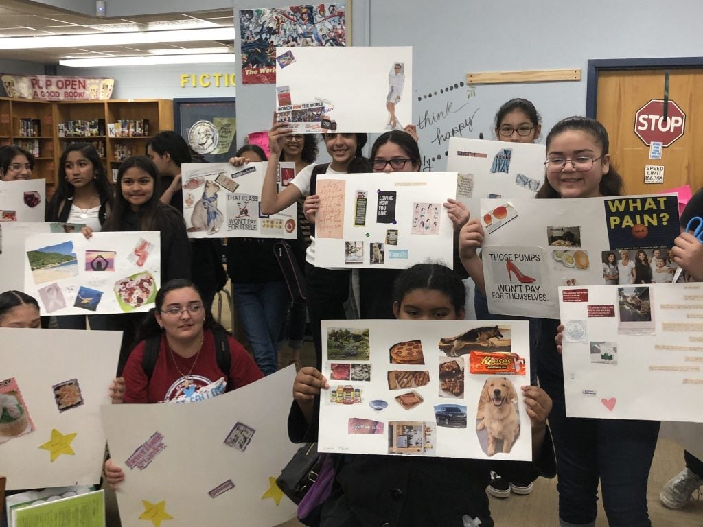 Empowered Fem Teens: Vision Board Party at Martin MS